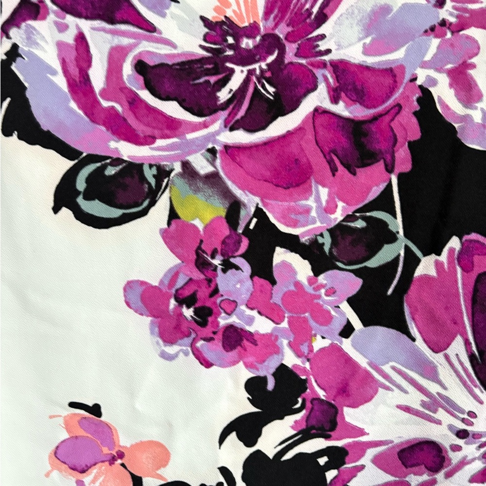 White House Black Market Floral Pencil Skirt  Size 0 NEW - Picture 5 of 6
